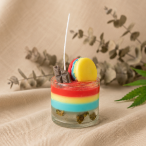 Bougie Tête de CBD Artisanale