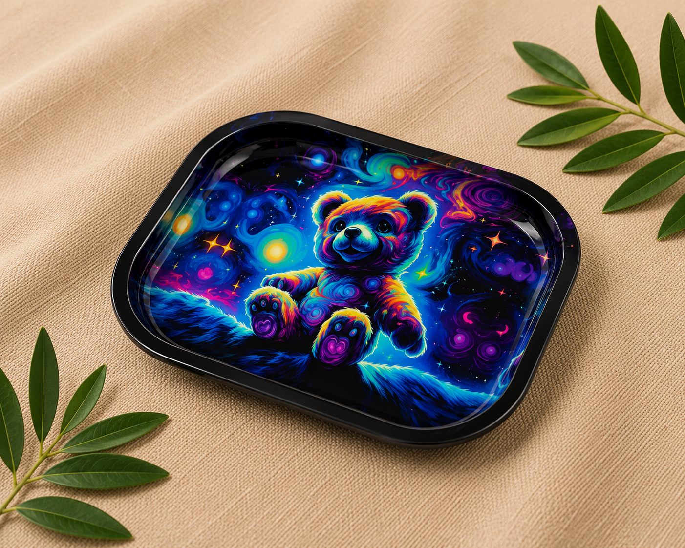 Plateau de Roulage Teddy Néon – Édition Galaxie Psychédélique